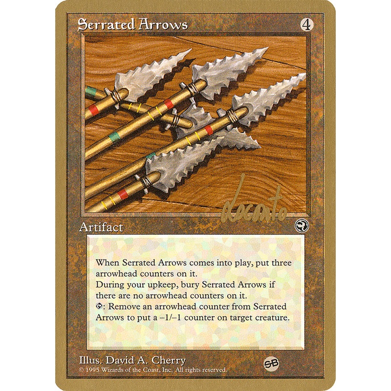 Serrated Arrows (Michael Loconto) (SB) [Pro Tour Collector Set]