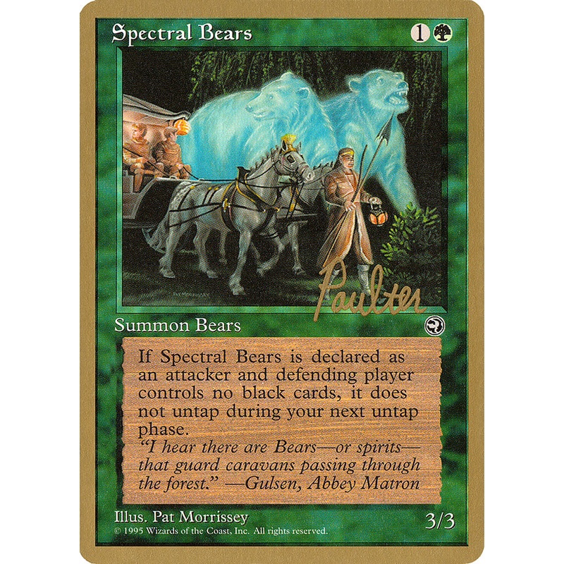 Spectral Bears (Preston Poulter) [Pro Tour Collector Set]