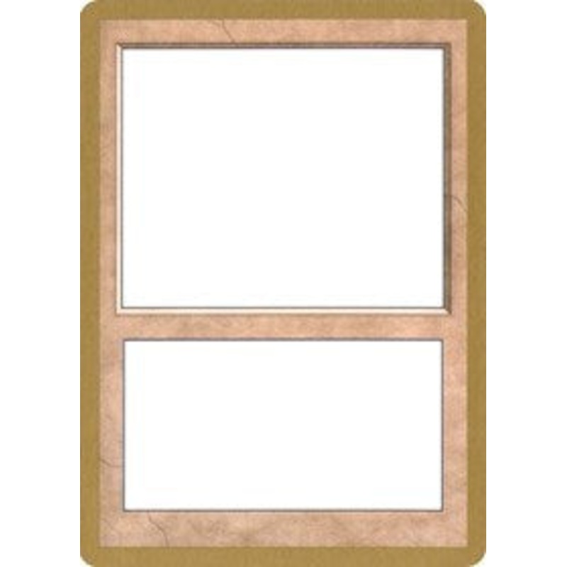 2001 World Championship Blank Card [World Championship Decks 2001]