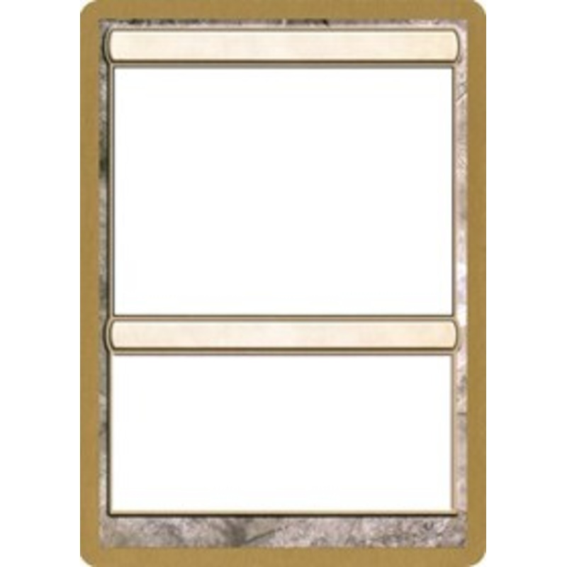2004 World Championship Blank Card [World Championship Decks 2004]