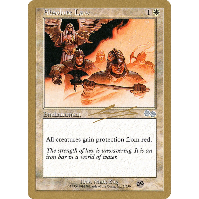 Absolute Law (Nicolas Labarre) (SB) [World Championship Decks 2000]