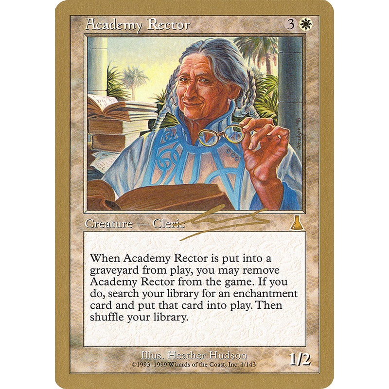 Academy Rector (Nicolas Labarre) [World Championship Decks 2000]