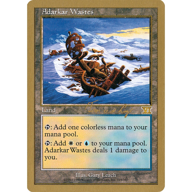 Adarkar Wastes (Tom van de Logt) [World Championship Decks 2000]