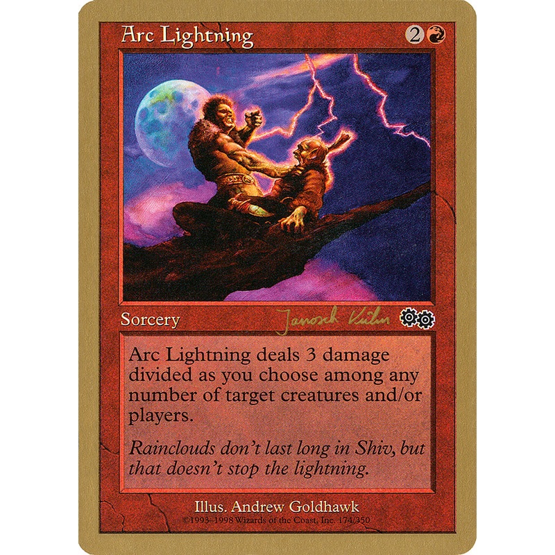 Arc Lightning (Janosch Kuhn) [World Championship Decks 2000]