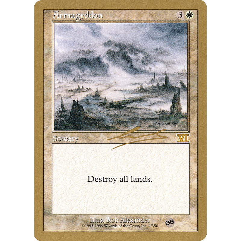 Armageddon (Nicolas Labarre) (SB) [World Championship Decks 2000]