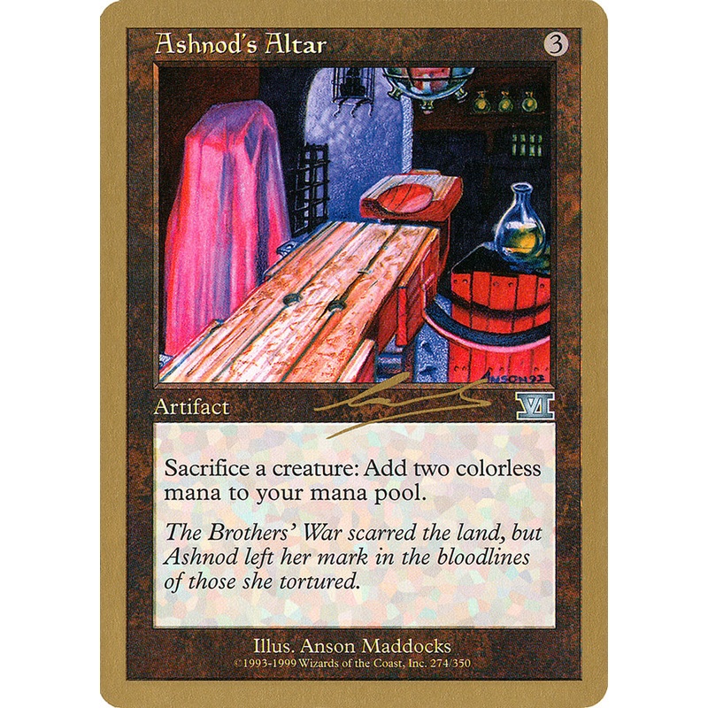 Ashnod's Altar (Nicolas Labarre) [World Championship Decks 2000]