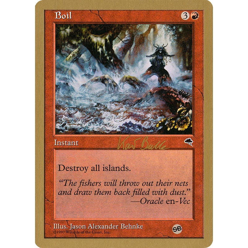 Boil (Kai Budde) (SB) [World Championship Decks 1999]