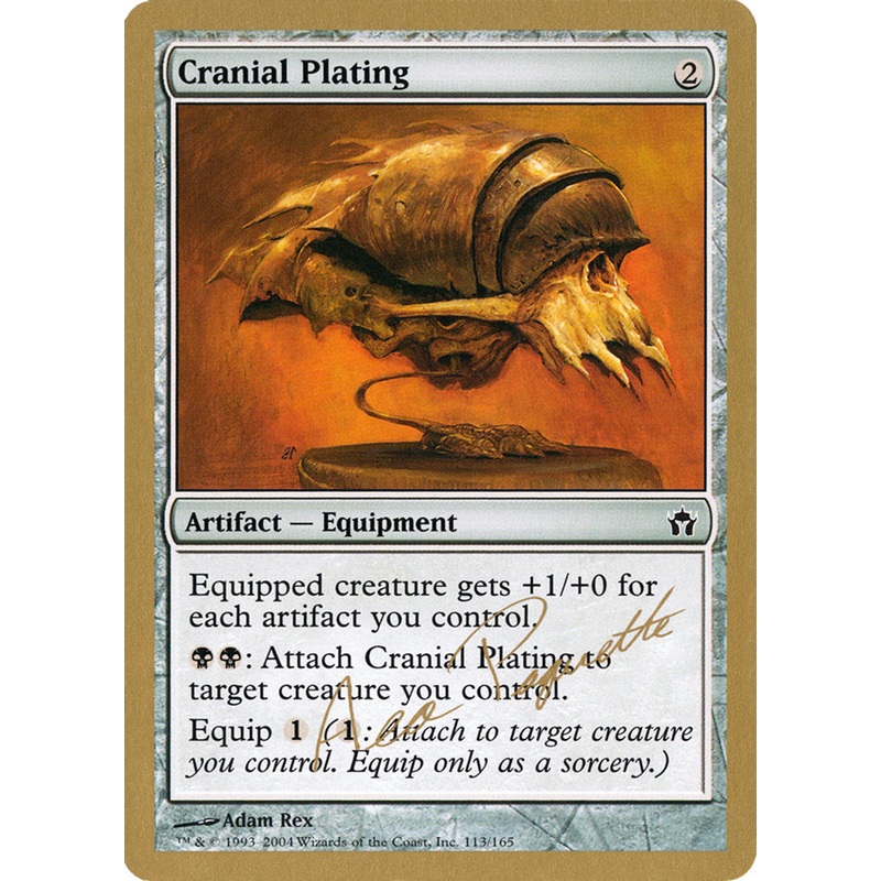 Cranial Plating (Aeo Paquette) [World Championship Decks 2004]
