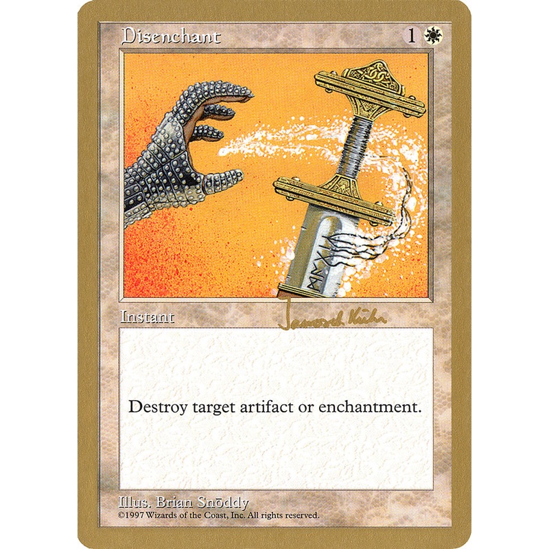 Disenchant (Janosch Kuhn) [World Championship Decks 1997]