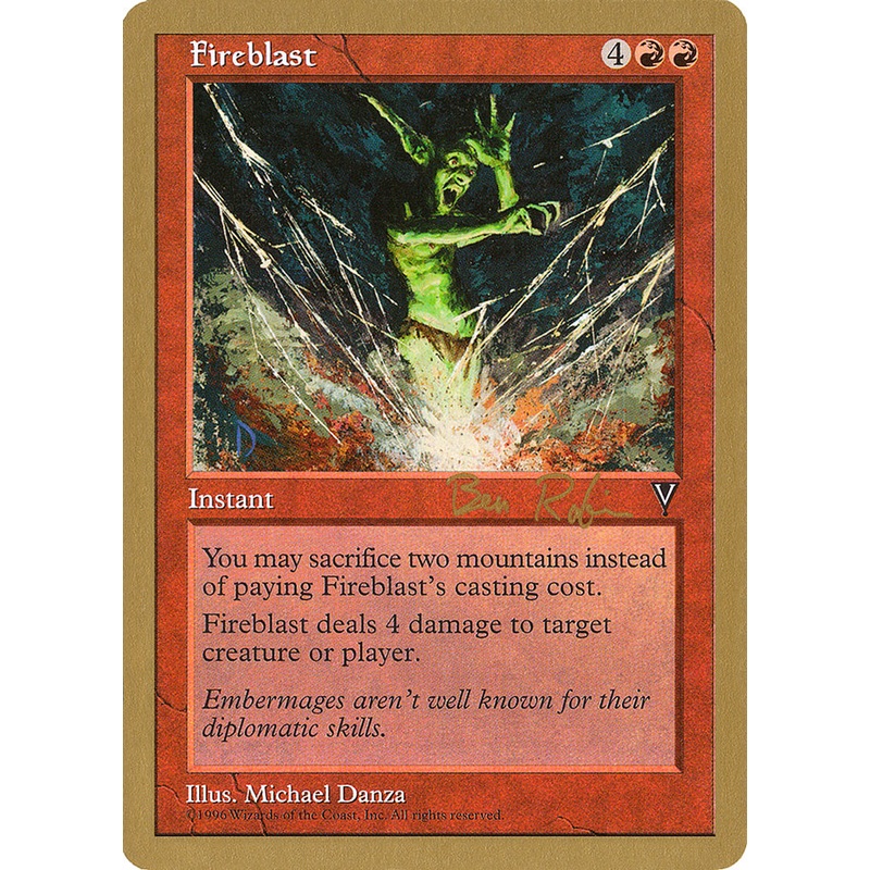 Fireblast (Ben Rubin) [World Championship Decks 1998]