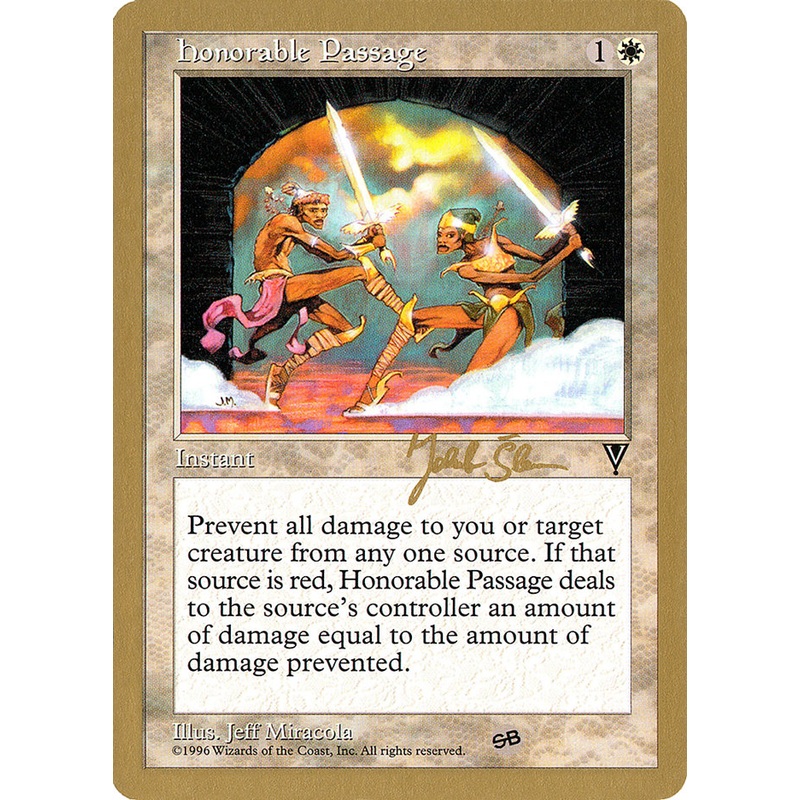 Honorable Passage (Jakub Slemr) (SB) [World Championship Decks 1997]