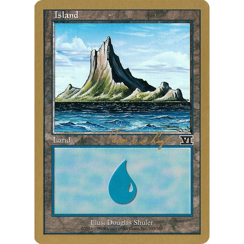 Island (tvdl335) (Tom van de Logt) [World Championship Decks 2000]