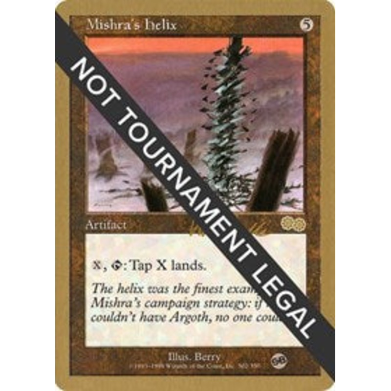 Mishra's Helix - 1999 Kai Budde (USG) (SB) [World Championship Decks 1999]