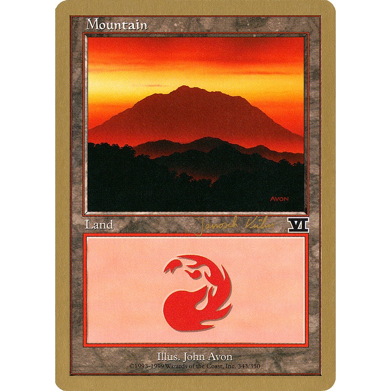 Mountain (jk343) (Janosch Kuhn) [World Championship Decks 2000]