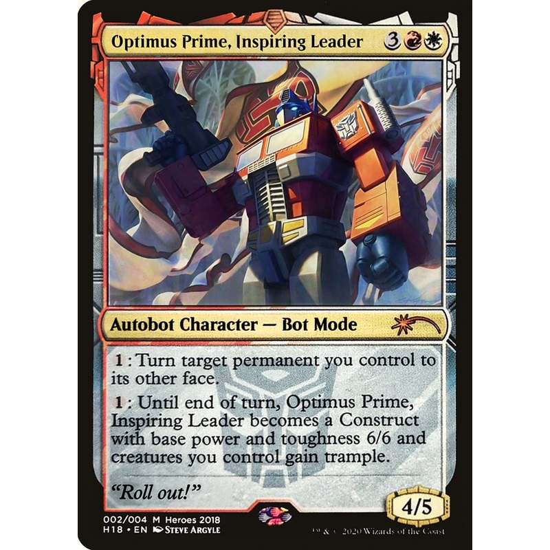 Optimus Prime, Inspiring Leader [Heroes of the Realm 2018]