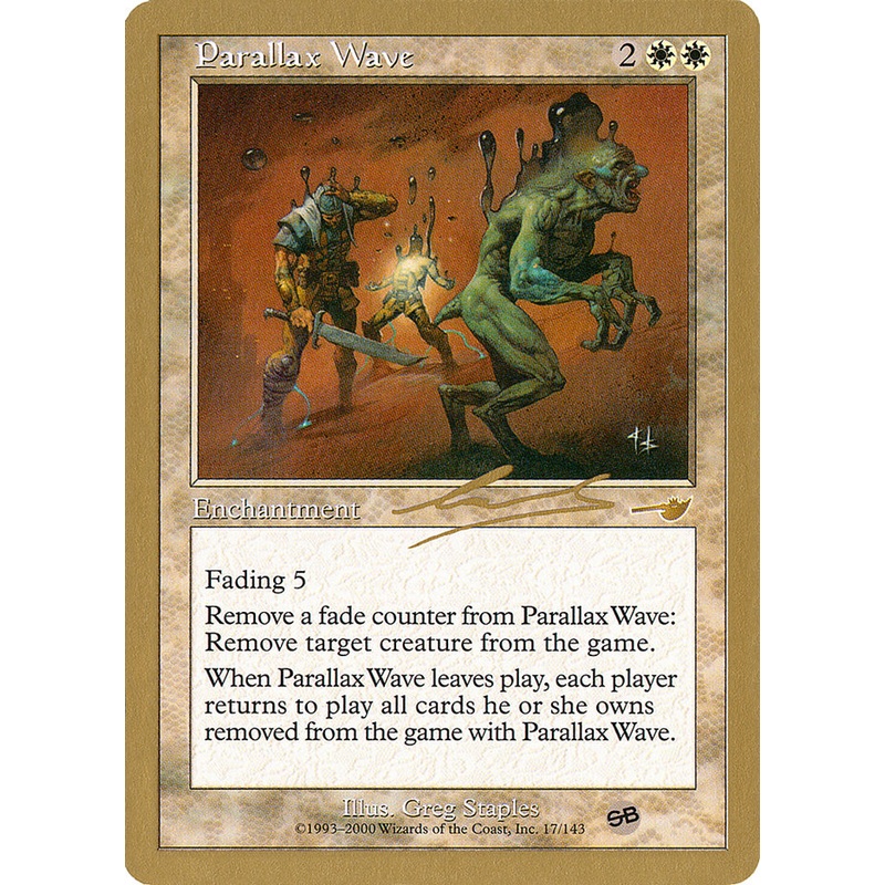 Parallax Wave (Nicolas Labarre) (SB) [World Championship Decks 2000]