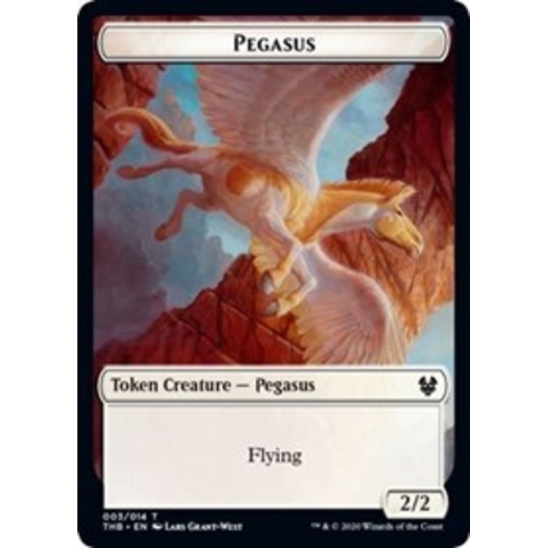 Pegasus // Satyr Double-Sided Token [Theros Beyond Death Tokens]
