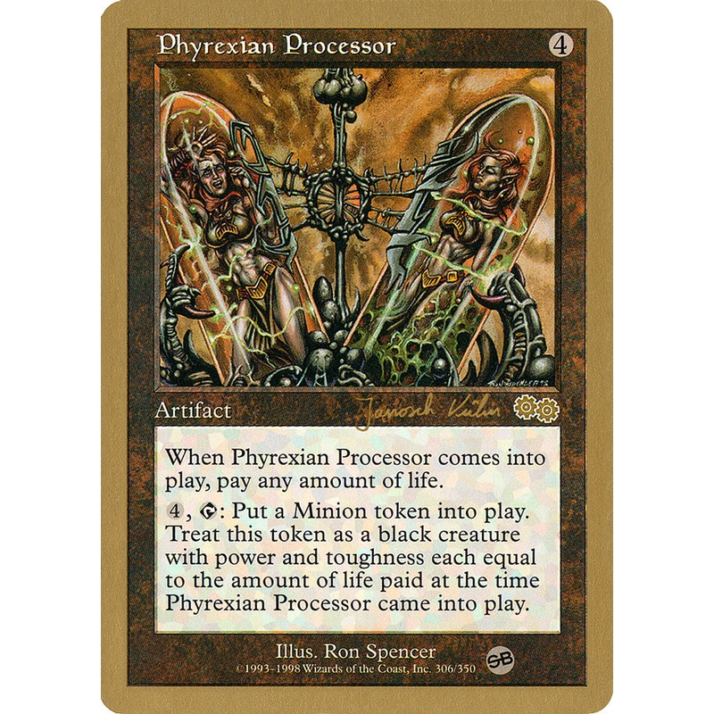 Phyrexian Processor (Janosch Kuhn) (SB) [World Championship Decks 2000]