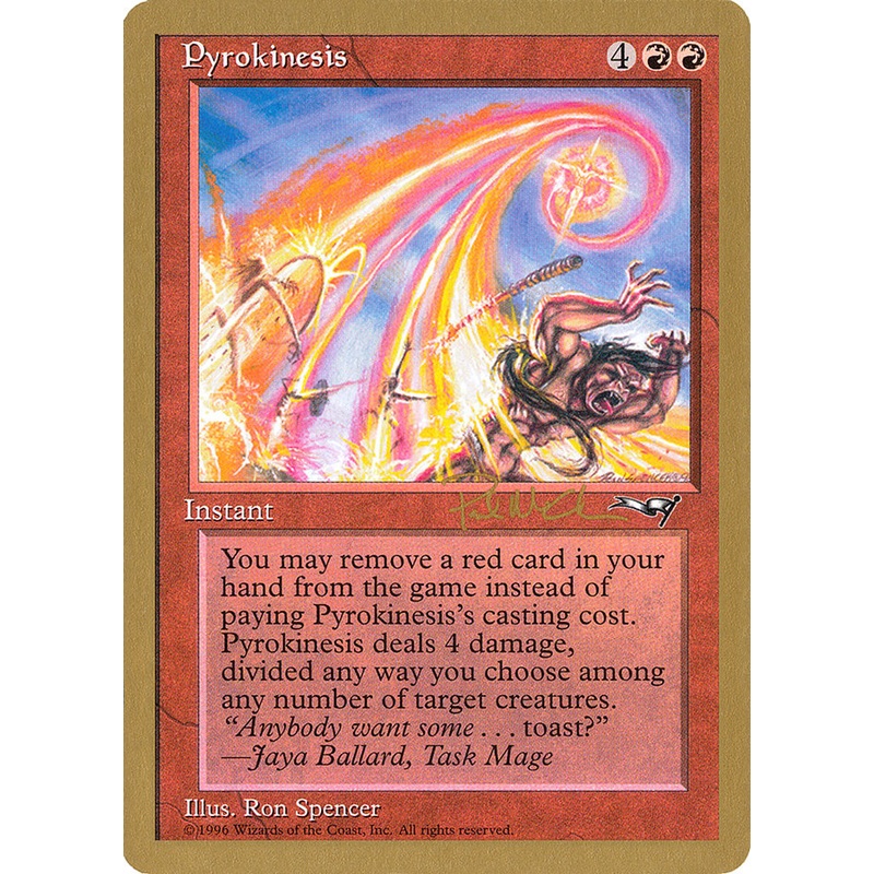 Pyrokinesis (Paul McCabe) [World Championship Decks 1997]