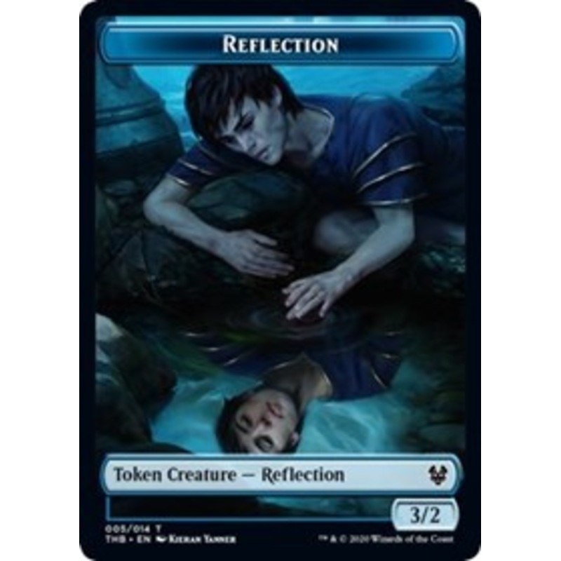 Reflection // Satyr Double-Sided Token [Theros Beyond Death Tokens]