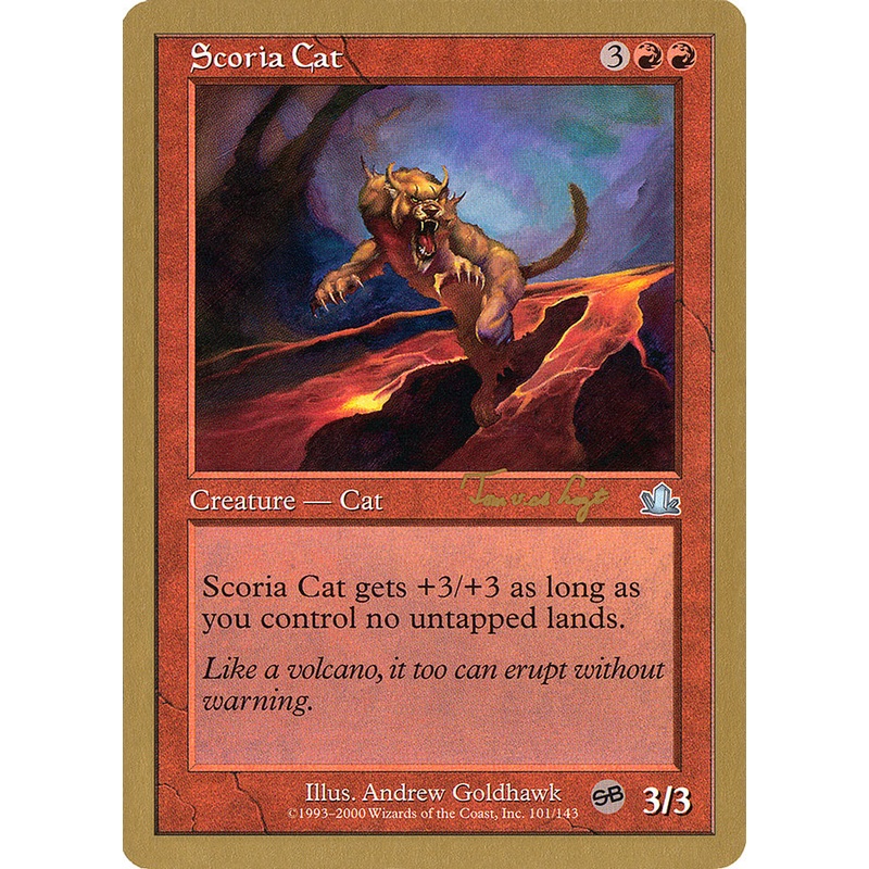 Scoria Cat (Tom van de Logt) (SB) [World Championship Decks 2001]