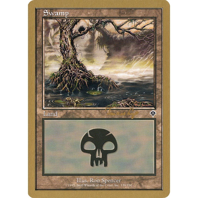 Swamp (tvdl339) (Tom van de Logt) [World Championship Decks 2001]