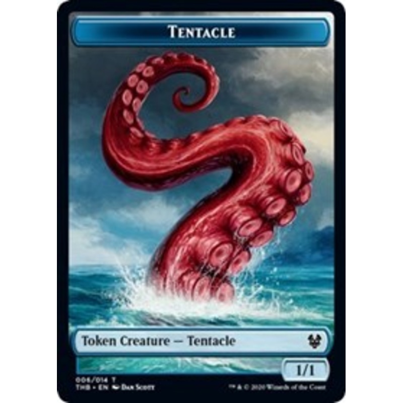 Tentacle // Satyr Double-Sided Token [Theros Beyond Death Tokens]