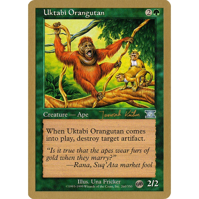 Uktabi Orangutan (Janosch Kuhn) (SB) [World Championship Decks 2000]