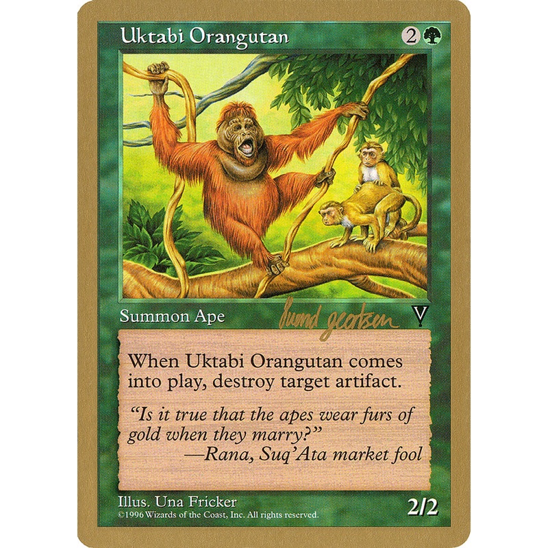 Uktabi Orangutan (Svend Geertsen) (SB) [World Championship Decks 1997]