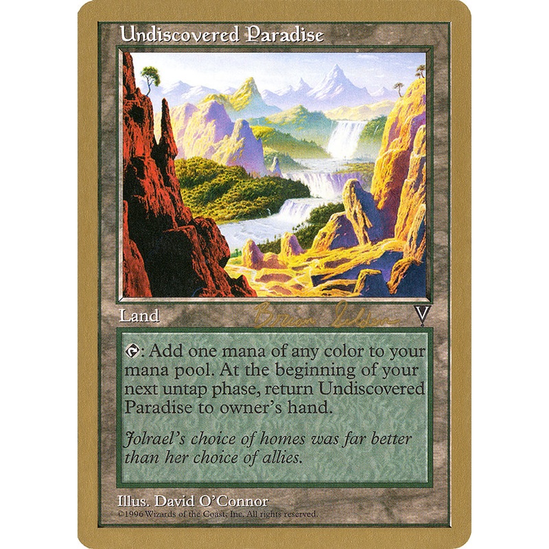 Undiscovered Paradise (Brian Selden) [World Championship Decks 1998]