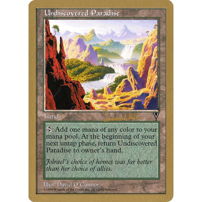 Undiscovered Paradise (Janosch Kuhn) [World Championship Decks 1997]