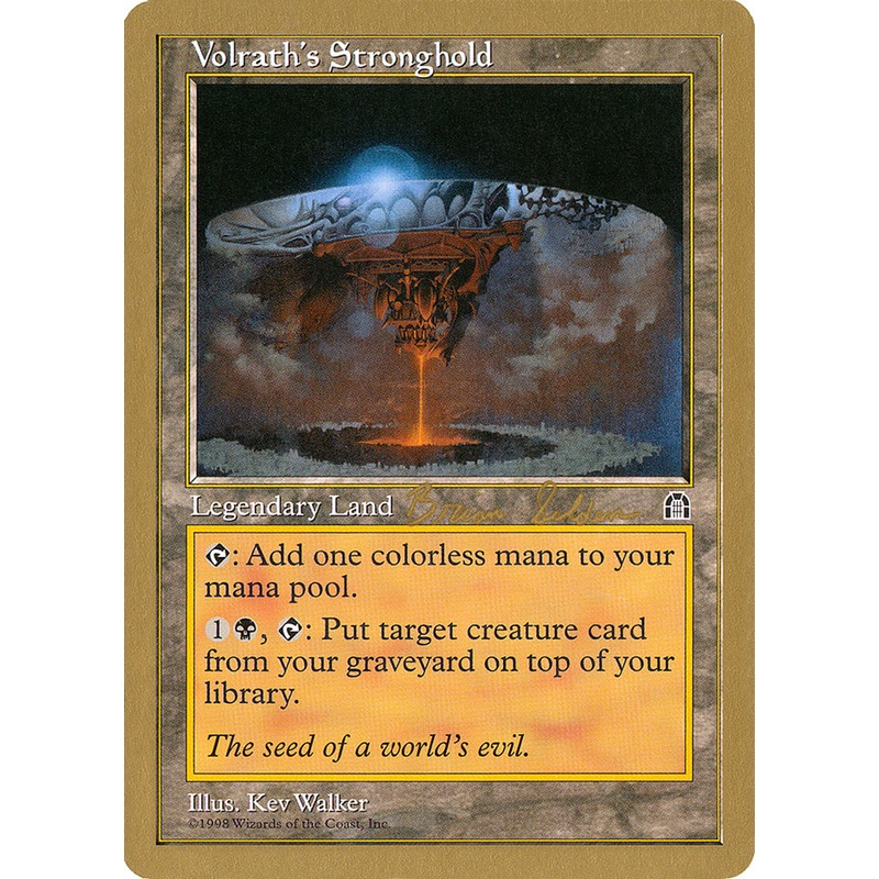Volrath's Stronghold (Brian Selden) [World Championship Decks 1998]