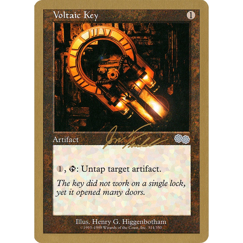 Voltaic Key (Jon Finkel) [World Championship Decks 2000]