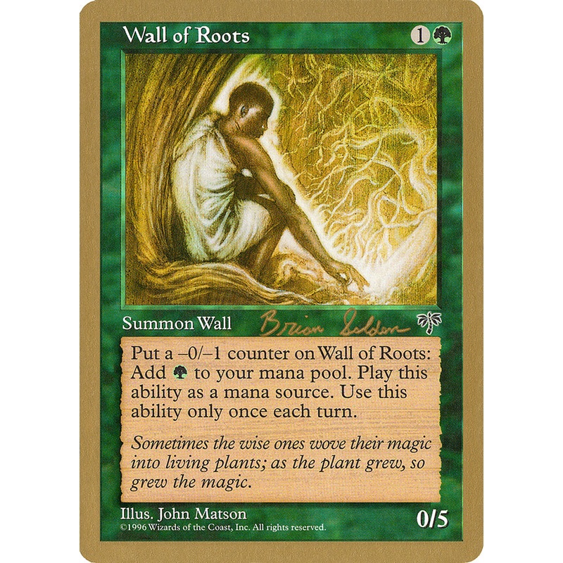Wall of Roots (Brian Selden) [World Championship Decks 1998]