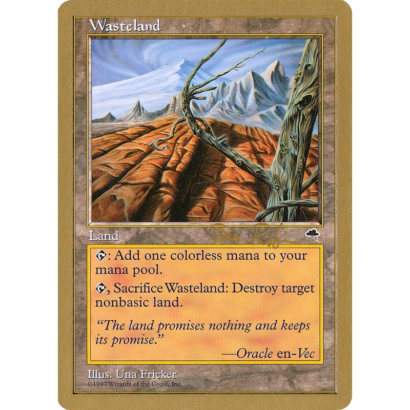 Wasteland (Ben Rubin) [World Championship Decks 1998]