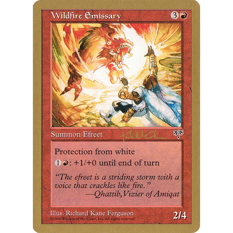 Wildfire Emissary (Paul McCabe) [World Championship Decks 1997]