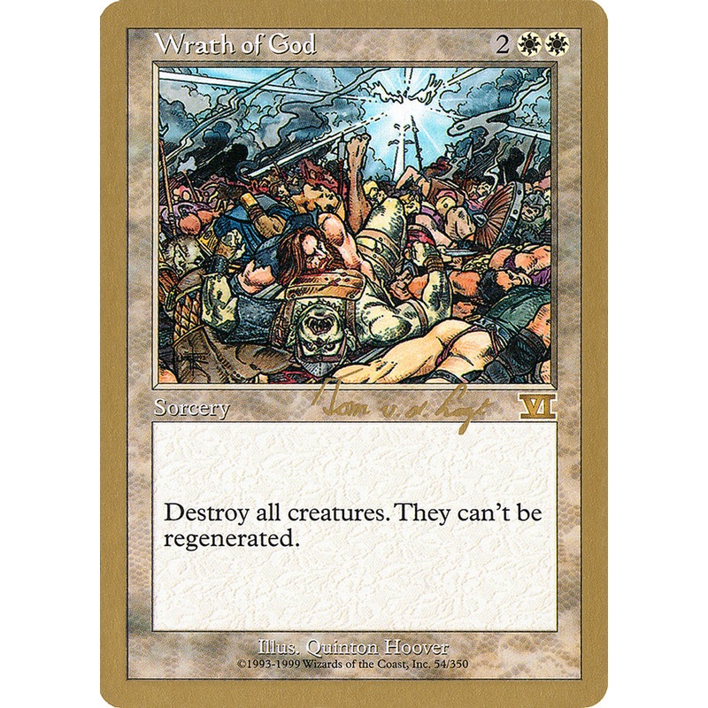 Wrath of God (Tom van de Logt) [World Championship Decks 2000]