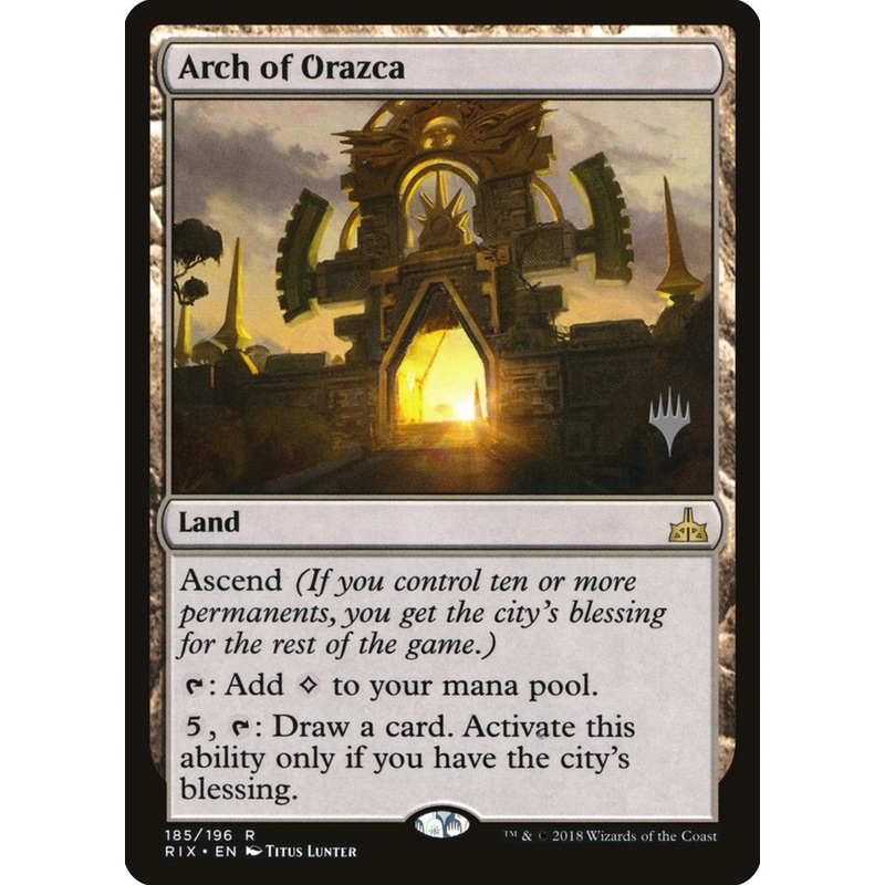 Arch of Orazca (Promo Pack) [Rivals of Ixalan Promos]