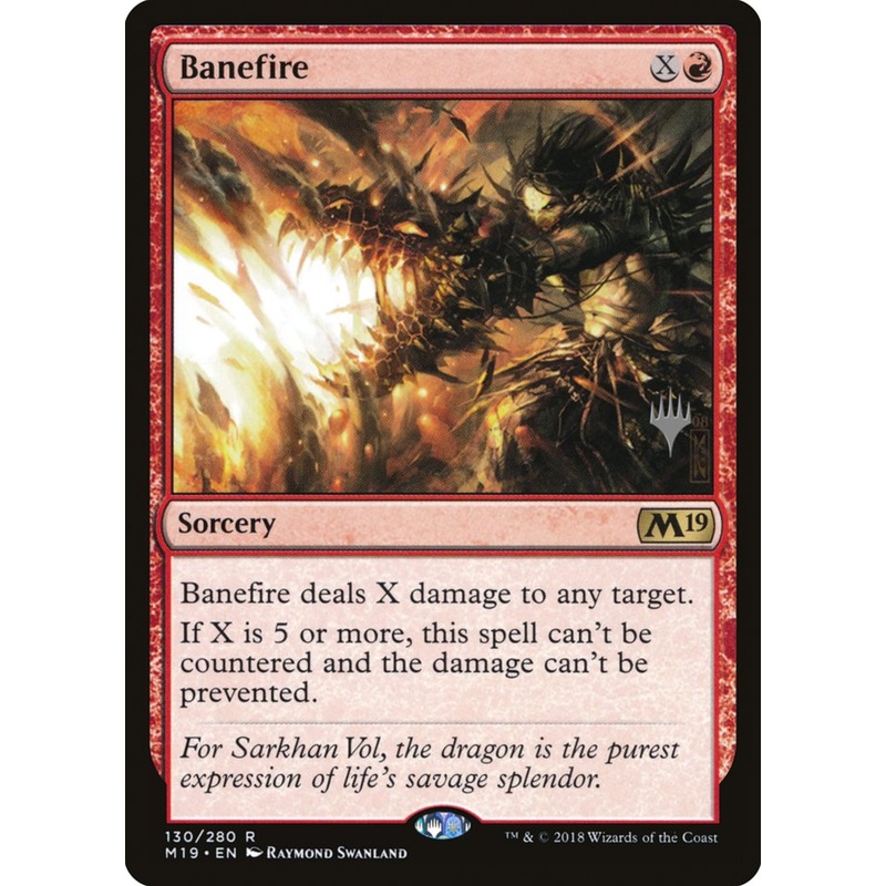 Banefire (Promo Pack) [Core Set 2019 Promos]