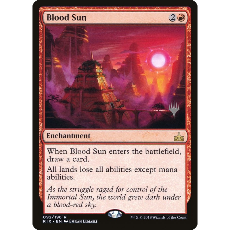 Blood Sun (Promo Pack) [Rivals of Ixalan Promos]