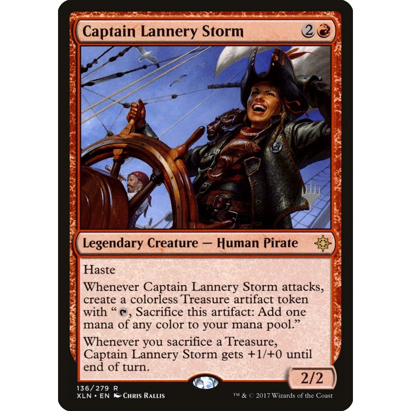Captain Lannery Storm (Promo Pack) [Ixalan Promos]
