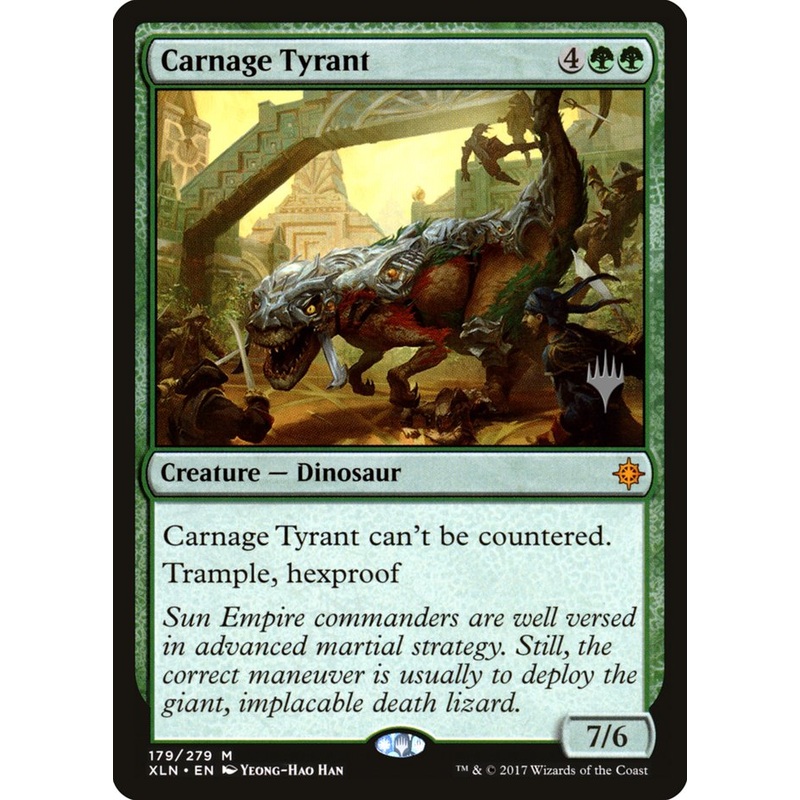 Carnage Tyrant (Promo Pack) [Ixalan Promos]