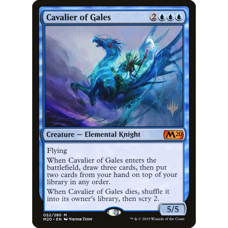 Cavalier of Gales (Promo Pack) [Core Set 2020 Promos]