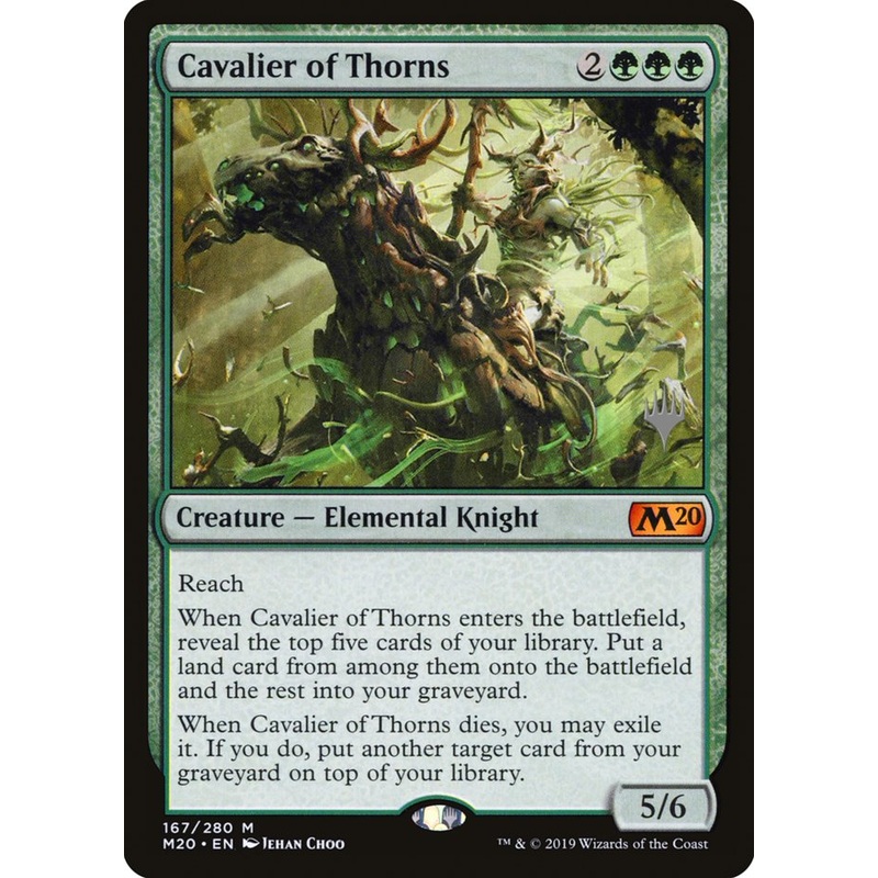 Cavalier of Thorns (Promo Pack) [Core Set 2020 Promos]