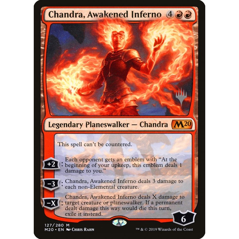 Chandra, Awakened Inferno (Promo Pack) [Core Set 2020 Promos]
