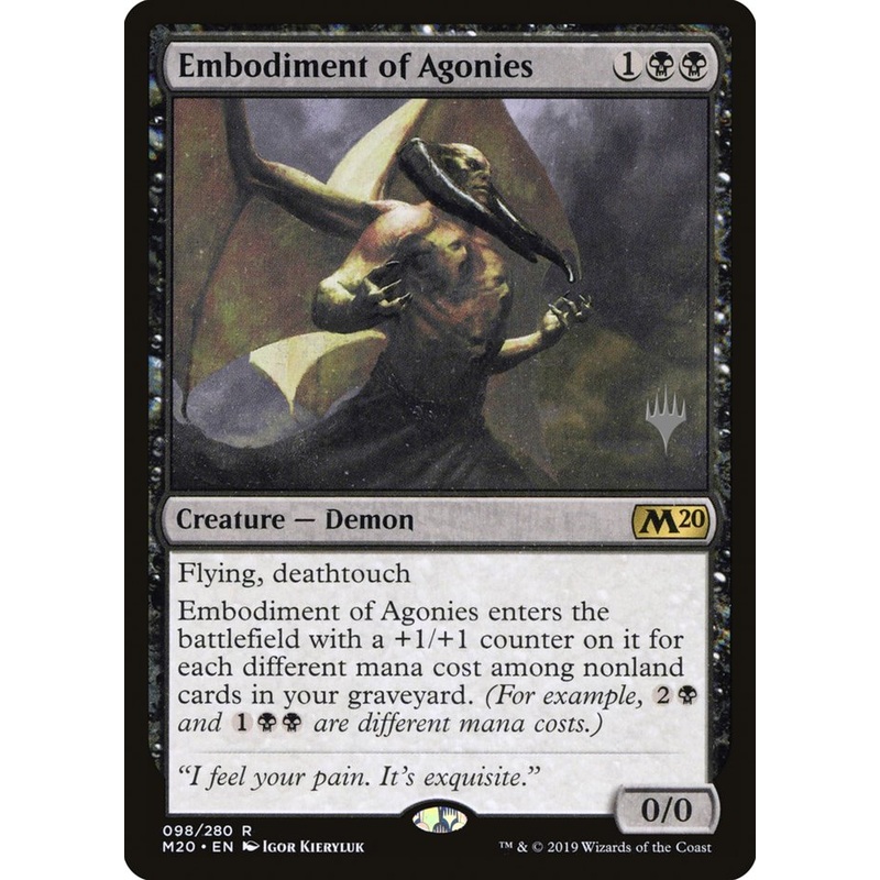 Embodiment of Agonies (Promo Pack) [Core Set 2020 Promos]