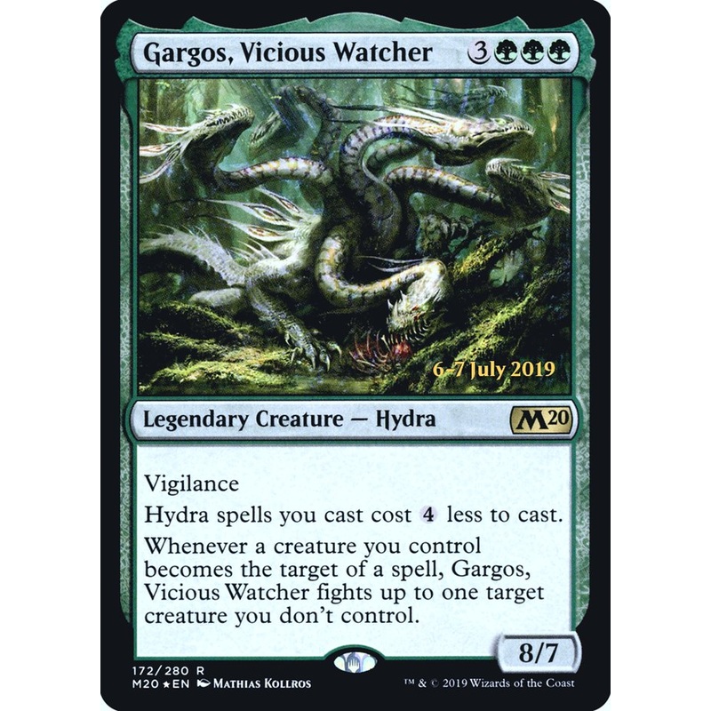 Gargos, Vicious Watcher [Core Set 2020 Prerelease Promos]