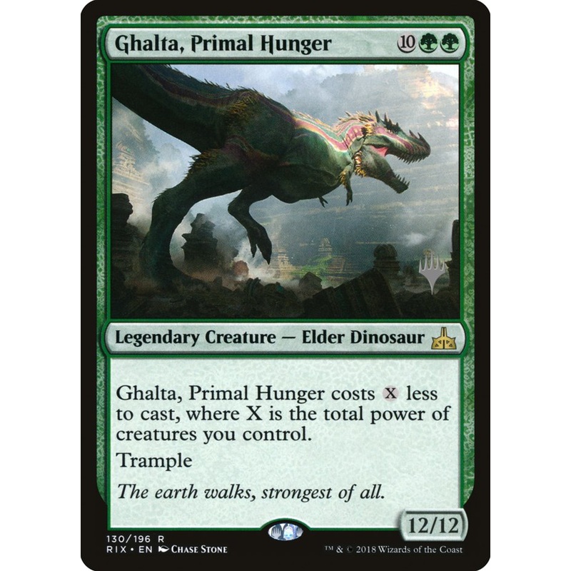 Ghalta, Primal Hunger (Promo Pack) [Rivals of Ixalan Promos]