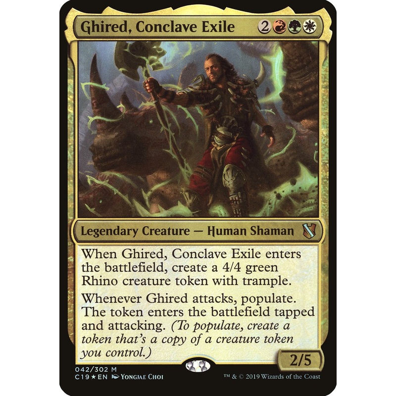 Ghired, Conclave Exile (Oversized) [Commander 2019 Oversized]