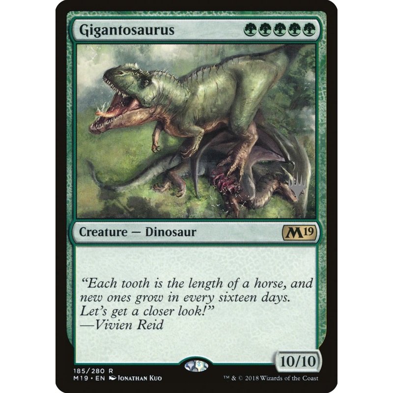 Gigantosaurus (Promo Pack) [Core Set 2019 Promos]